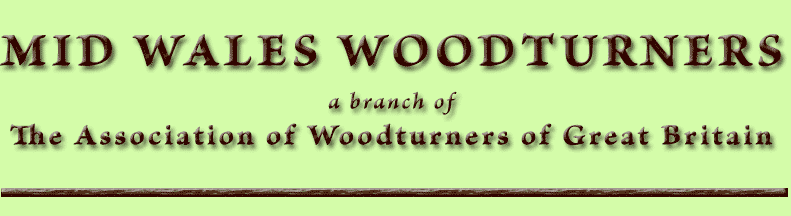 Mid Wales Woodturners Banner
